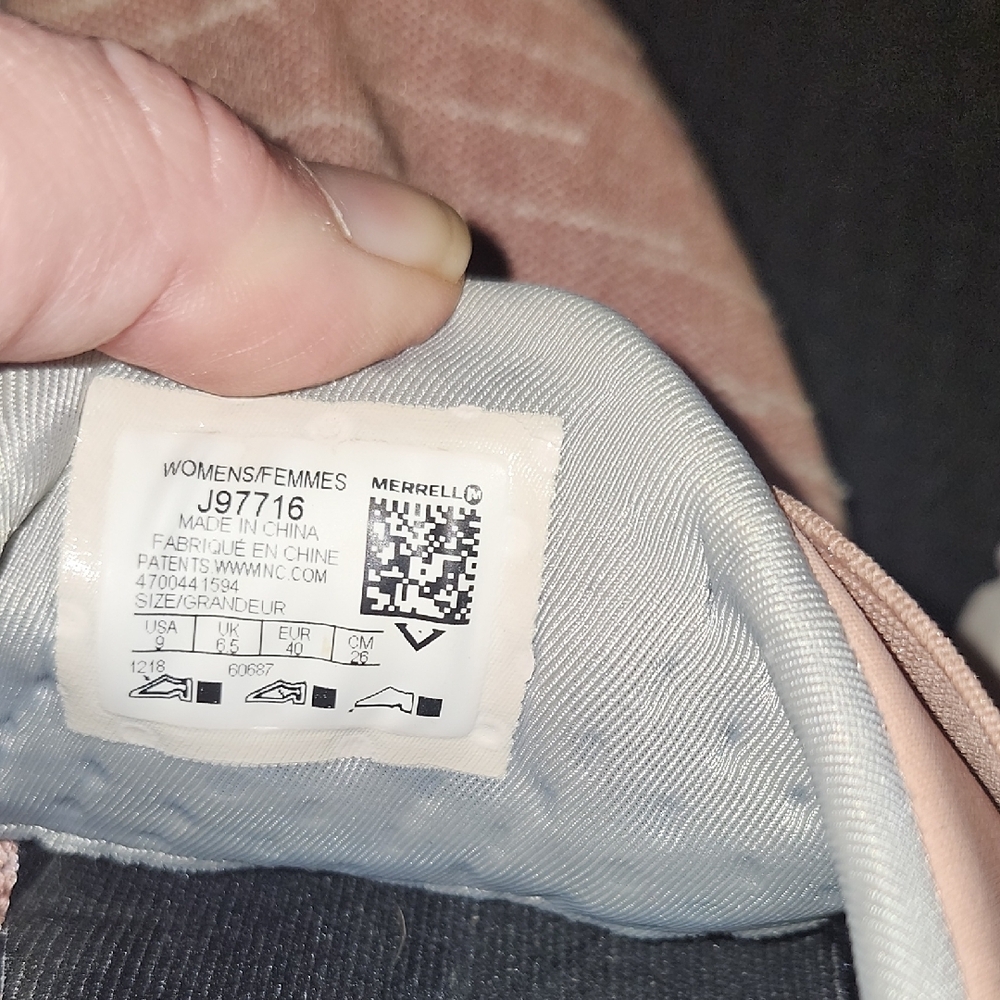 Merrell Women's Dusty Pink Slip-On Knit Sneakers - Picture 7 of 7